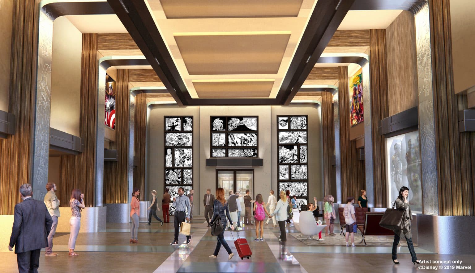 À la découverte du Disney’s Hotel New York – The Art of Marvel à Disneyland Paris