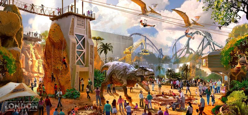 The London Resort dévoile Base Camp, sa zone dédiée aux dinosaures !