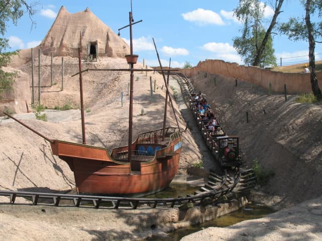 Attraction Le Train du Colorado à la Mer de Sable