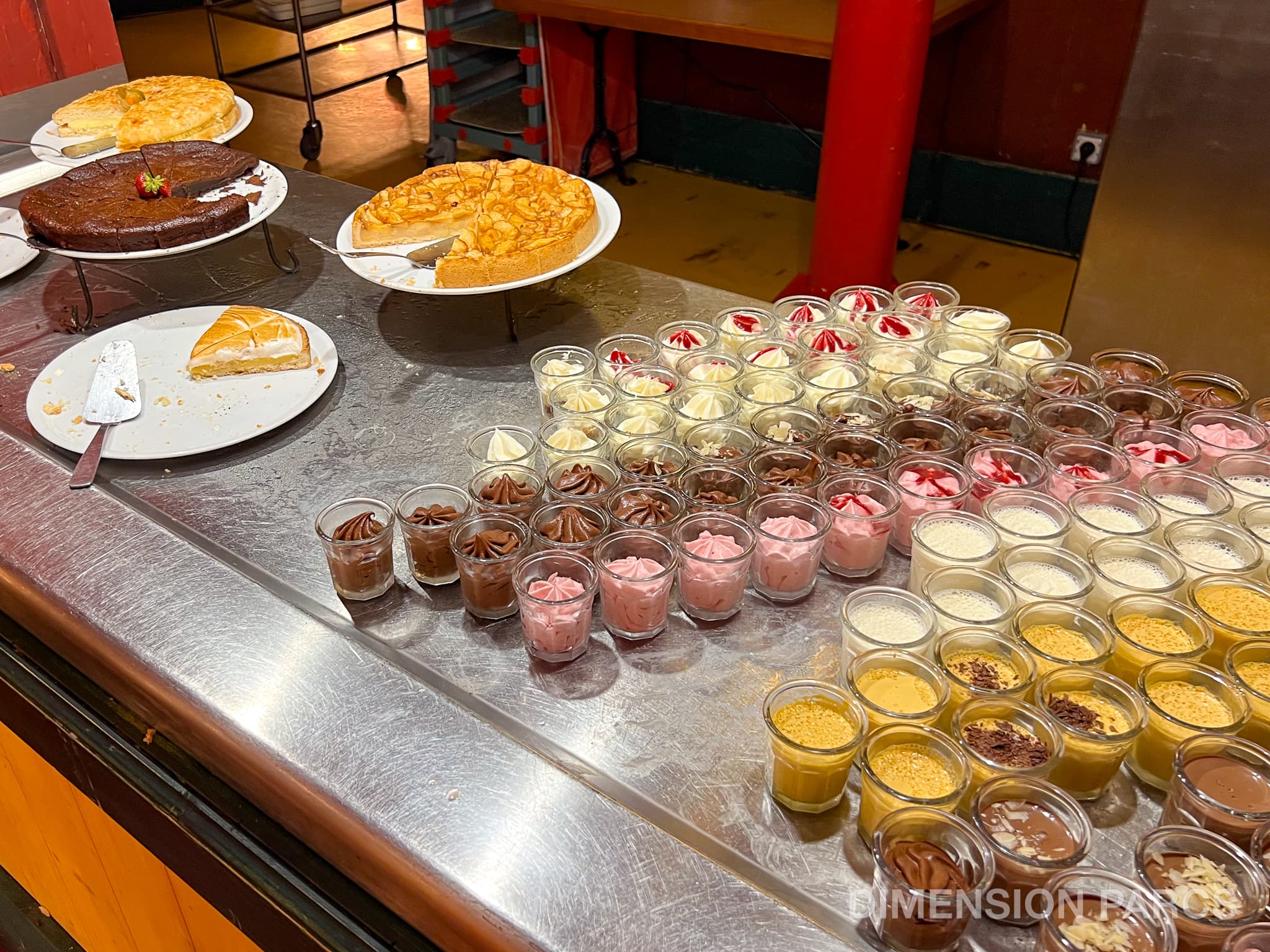 Buffet de desserts au restaurant Le Cirque