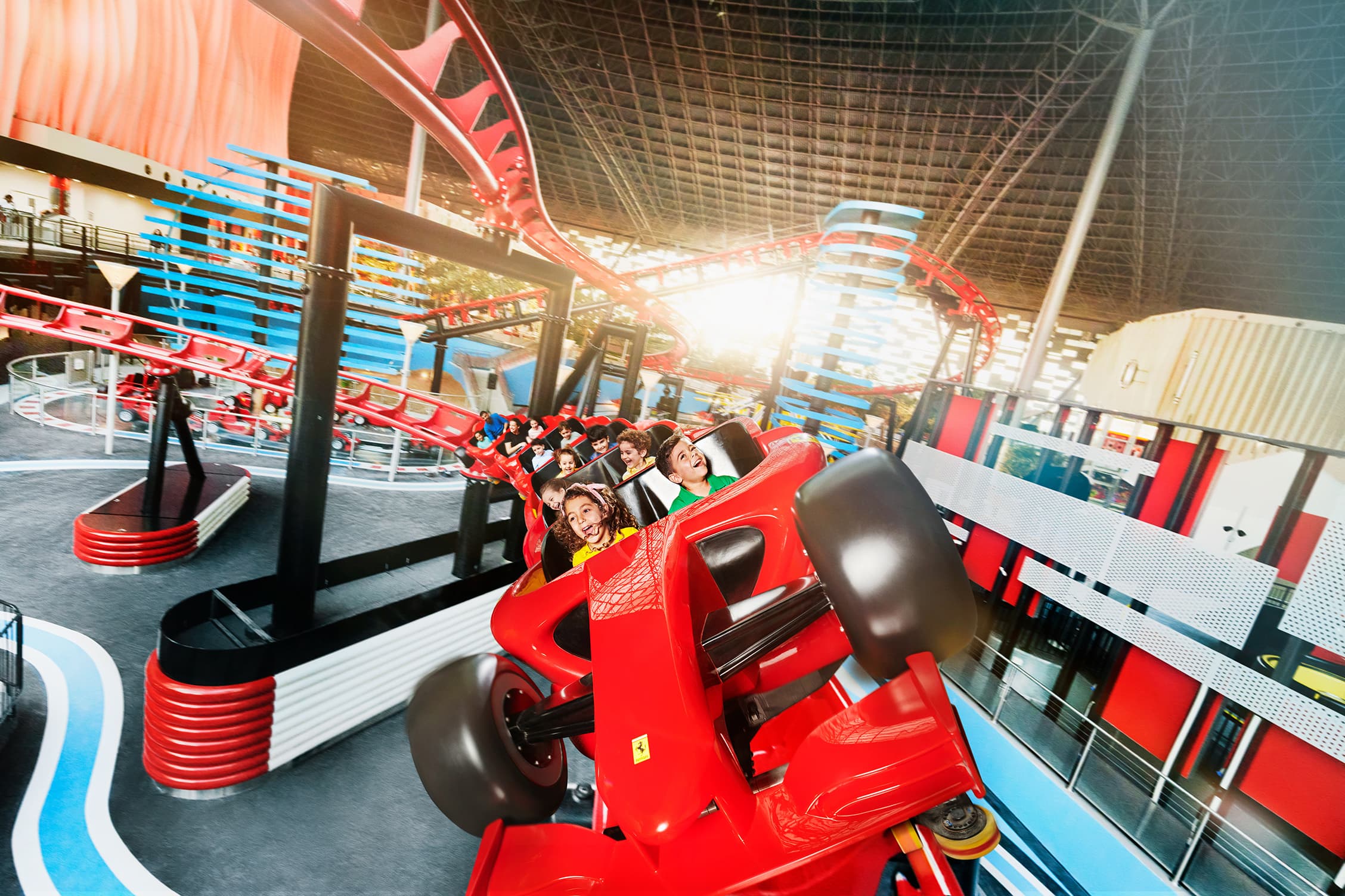 Ferrari World Abu Dhabi inaugure sa Family Zone !