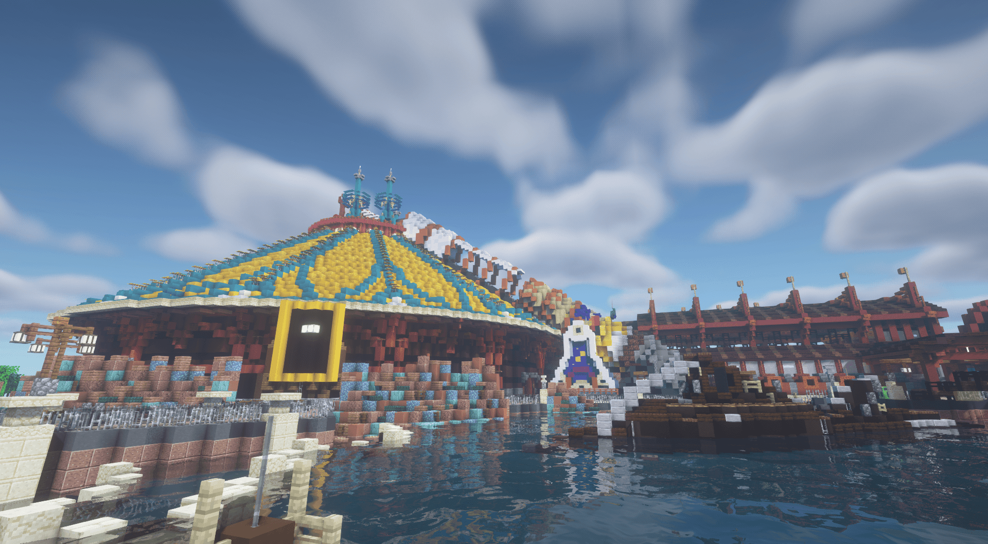 Visiter les parcs chez soi avec des reproductions dans Minecraft