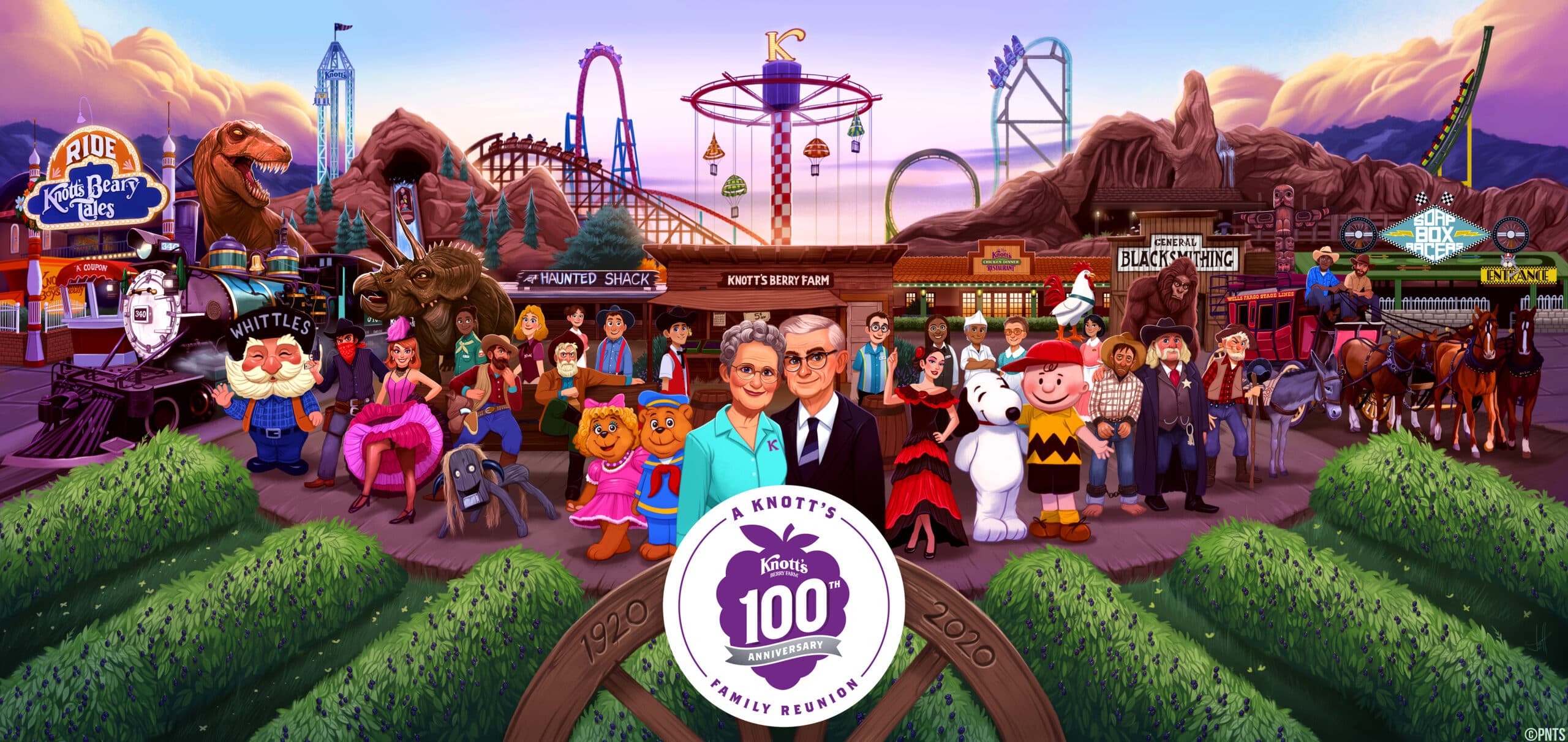 Le Parc Knott’s Berry Farm célèbre un siècle d’amusement !