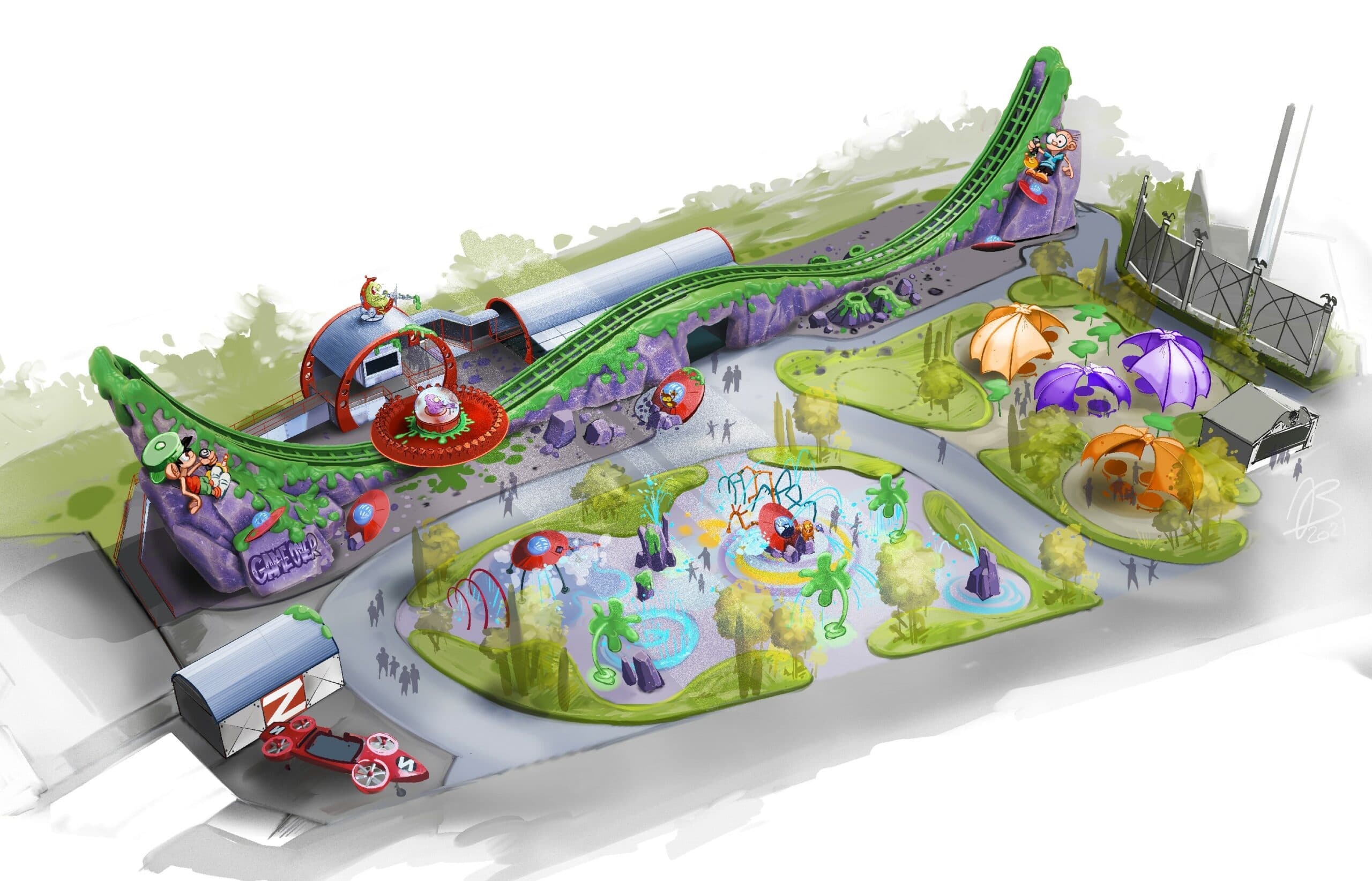 Une nouvelle zone unique pour le Parc Spirou en 2022