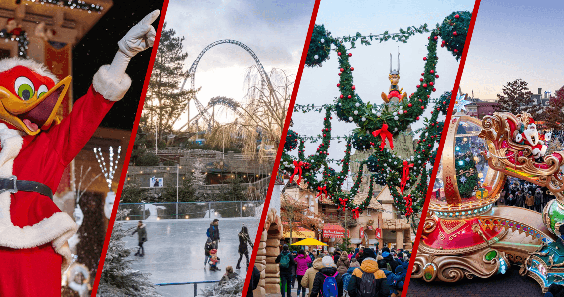 Guide pratique : dans quels parcs fêter Noël en 2022 ?