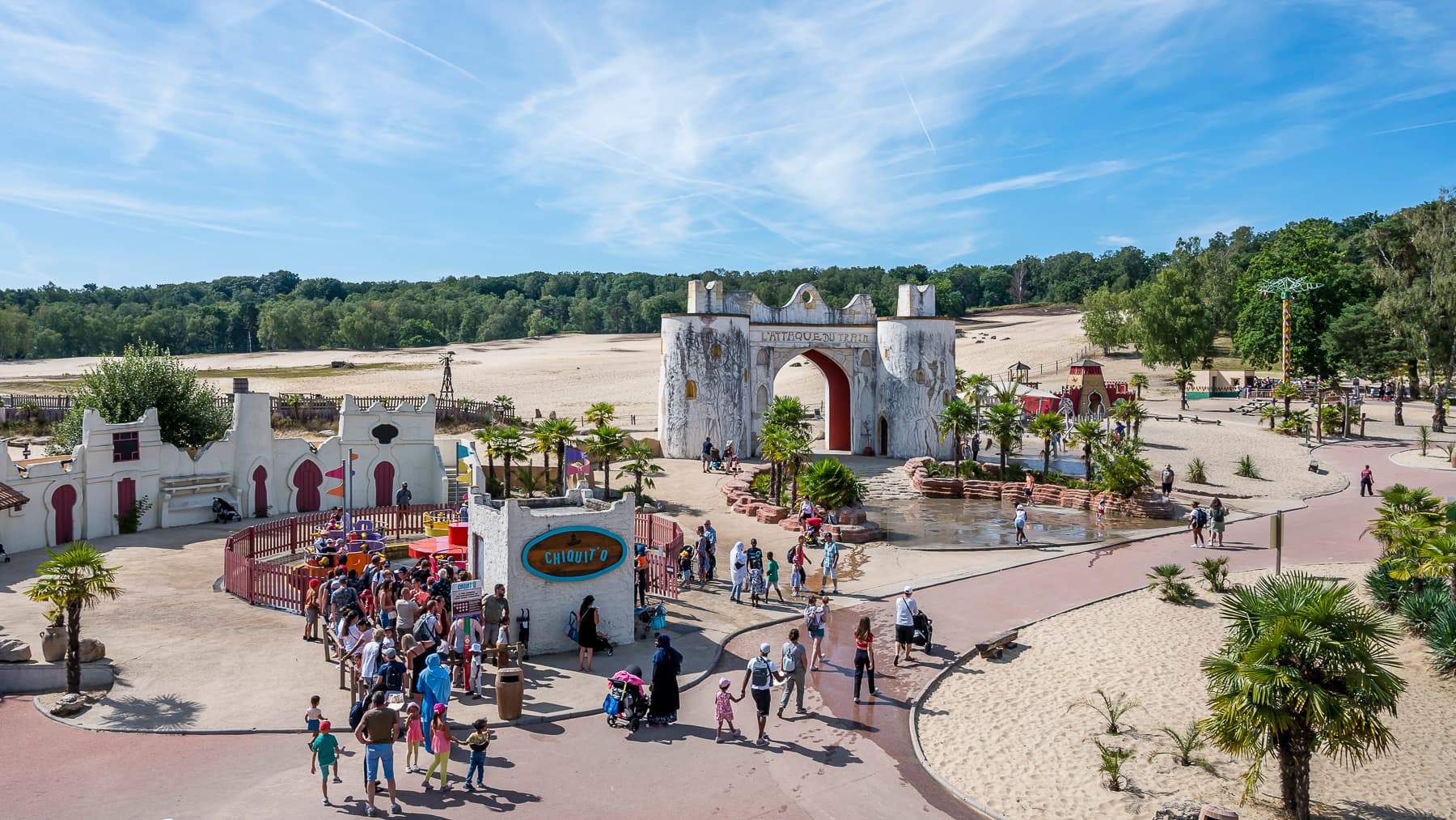 Vue de la zone Le Désert du Nouveau-Mexique à la Mer de Sable