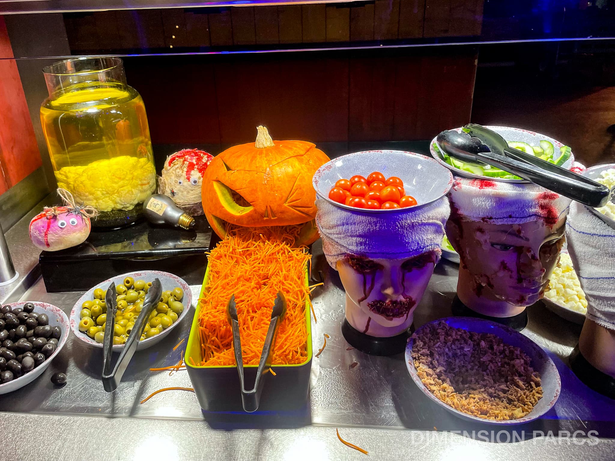 Entrées au Buffet de l'Horreur