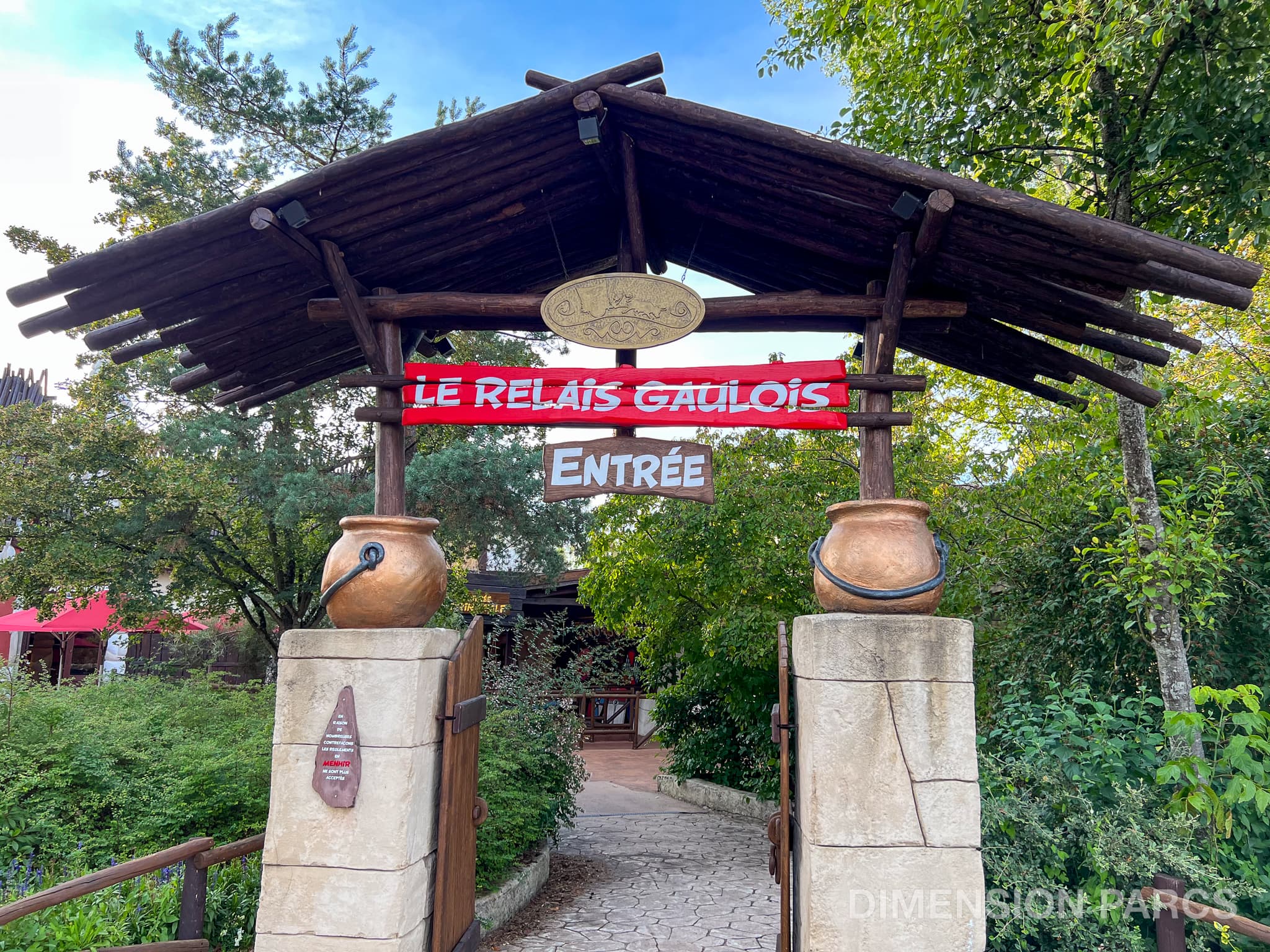 Entrée du restaurant Le Relais Gaulois