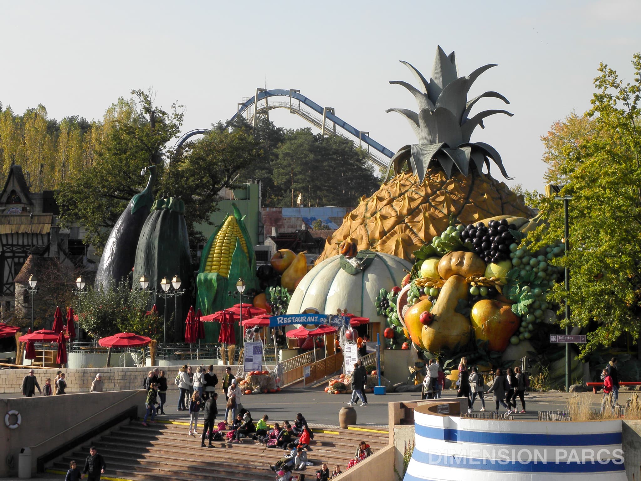 Restaurant du Lac vu de loin