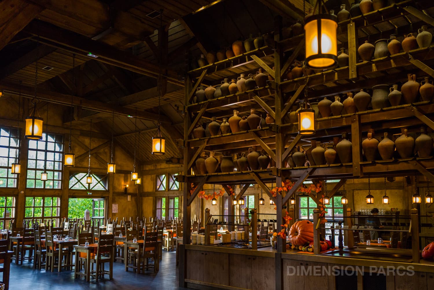 Restaurant La Table des Druides à l'hôtel La Cité Suspendue