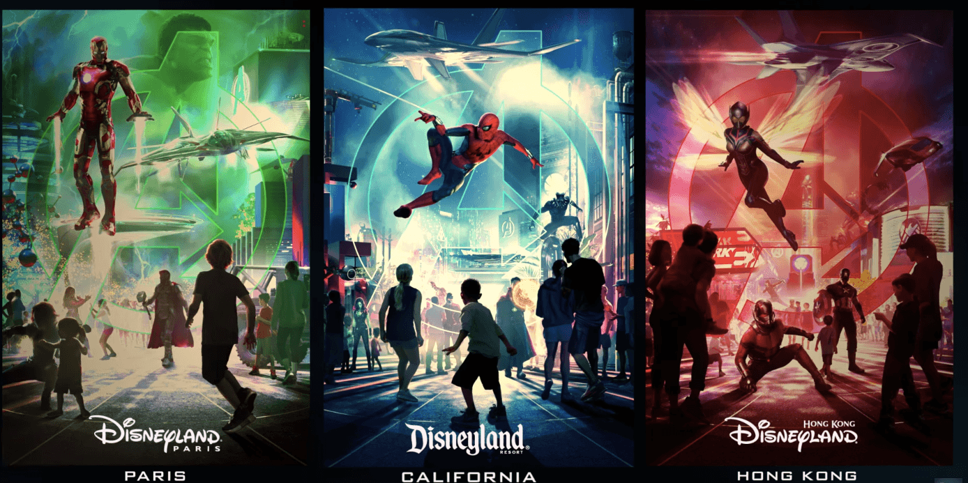 Les Héros Marvel débarquent dans les Parcs Disney